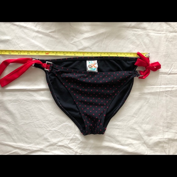 Bikini black pink polka roxy Bikini black pink polka roxy